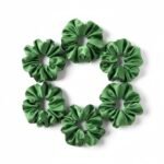 GREEN SCRUNCHIES